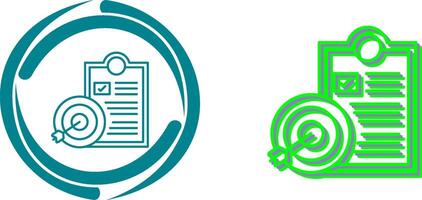 Goals Icon Design vector