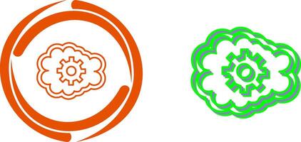Mental Control Icon Design vector