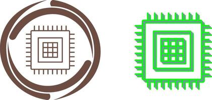 Processor Icon Design vector