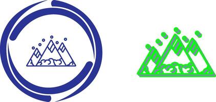 Mountain Icon Design vector