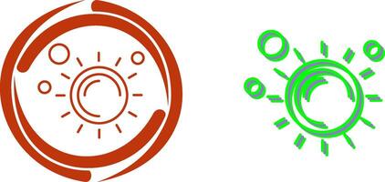 Sun Icon Design vector