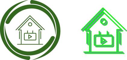 live Broadcast Icon Design vector