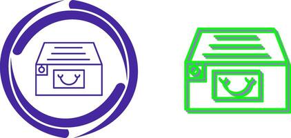 File Cabinet Icon Design vector