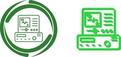 Electrocardiogram Icon Design vector