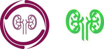 Kidney Icon Design vector