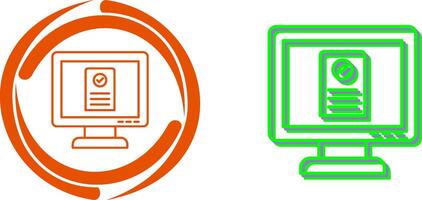 Online appointment Icon Design vector