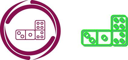 Domino Icon Design vector