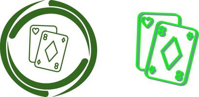 Poker Icon Design vector