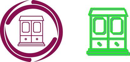 Wardrobe Icon Design vector