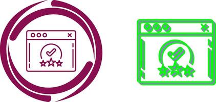 Rating Icon Design vector