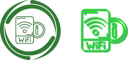 Wifi Signal Icon Design vector