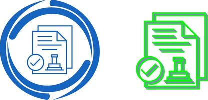 Approved Icon Design vector