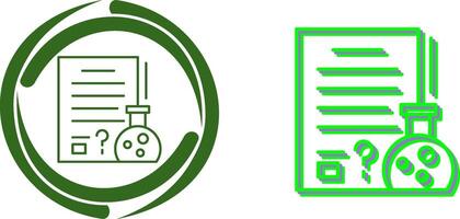 Hypothsis Icon Design vector