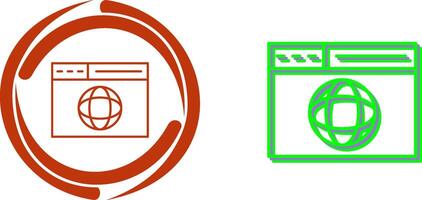 Web Page Icon Design vector