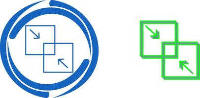 Combine Icon Design vector