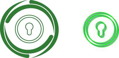 Key Hole Icon Design vector