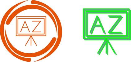 From A To Z Icon Design vector