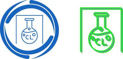Flask Icon Design vector