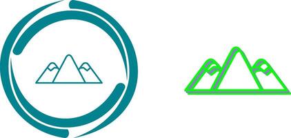 Mountain Icon Design vector