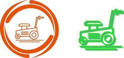 Lawn Mower Icon Design vector