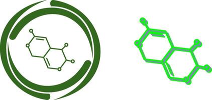 Molecule Icon Design vector