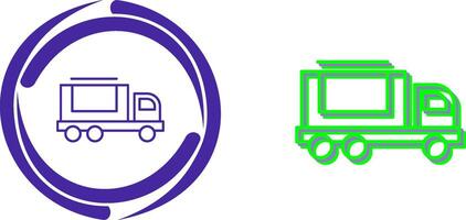 Cargo Truck Icon Design vector