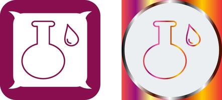 Acidic Liquid Icon Design vector