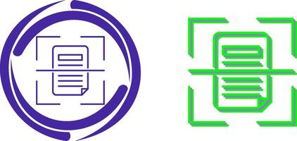 Scan Icon Design vector