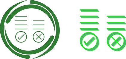 Voting Result Icon Design vector