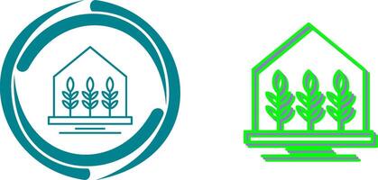 Farm House Icon Design vector