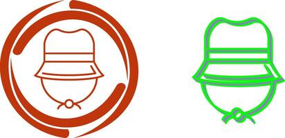 Camping Hat Icon Design vector