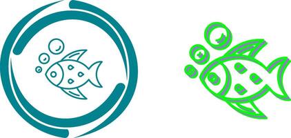 Fish Icon Design vector