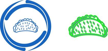 Tacos Icon Design vector