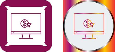 Unique Pay Per Click Icon Design vector