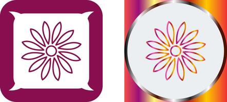 Unique Flower Icon Design vector