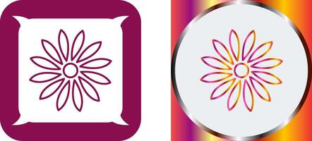 Unique Flower Icon Design vector