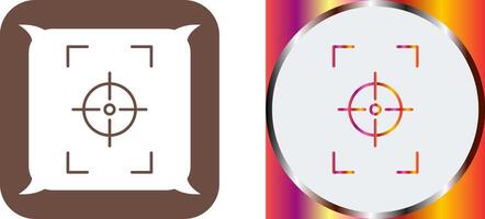 Unique Focus Vertical Icon Design vector