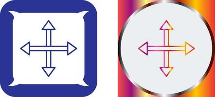 Unique Move Icon Design vector