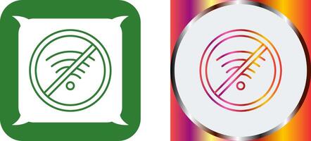 No Wifi Icon Design vector