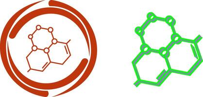 Molecule Icon Design vector