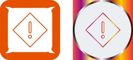 Warning Icon Design vector