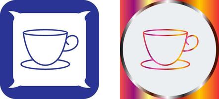 Tea Cup Icon Design vector