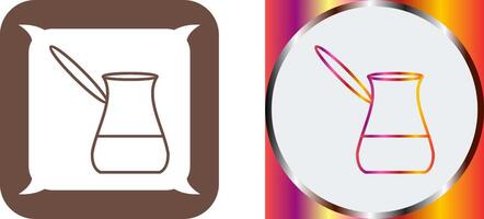 Cezve Icon Design vector