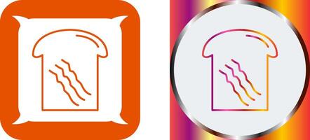Toast Icon Design vector