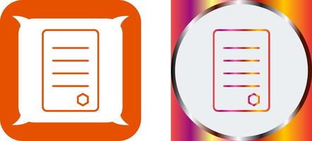 Unique Reports Icon Design vector