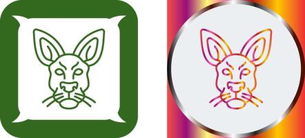 Kangaroo Icon Design vector