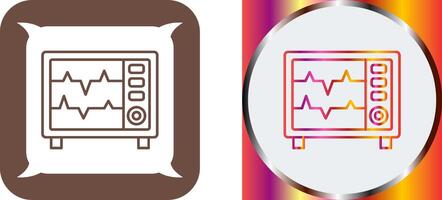 Heart Rate Monitor Icon Design vector
