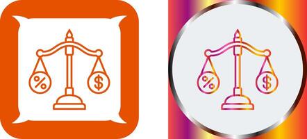 Scale Icon Design vector
