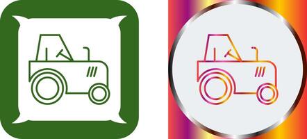 Tractor Icon Design vector