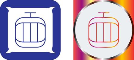 Cable Car Icon Design vector